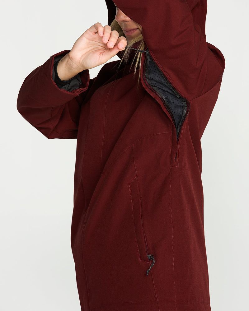 Load image into Gallery viewer, Volcom Women's Stoney Shadow Insulated Jacket Pinot H0452657-PN3

