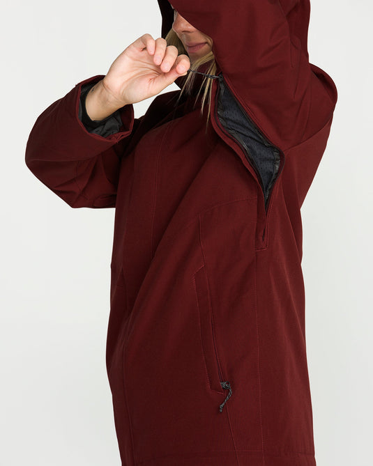 Volcom Women's Stoney Shadow Insulated Jacket Pinot H0452657-PN3