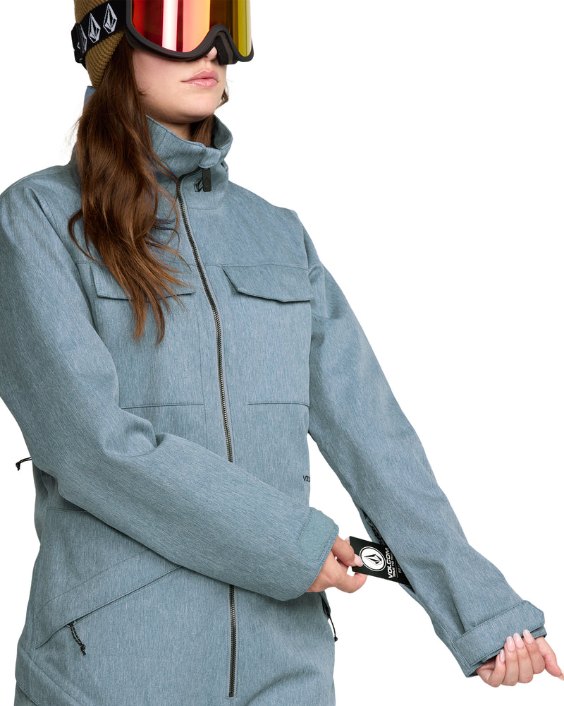 Load image into Gallery viewer, Volcom Women&#39;s Shiloh Snow Suit Denim H0652604-DEN
