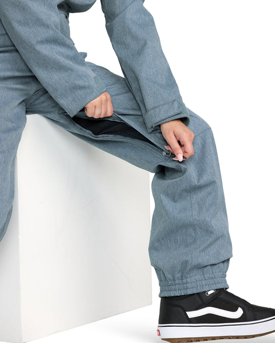 Volcom Women's Shiloh Snow Suit Denim H0652604-DEN