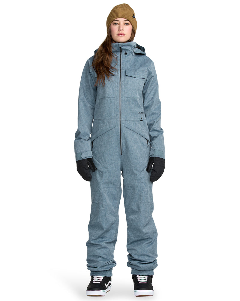 Load image into Gallery viewer, Volcom Women&#39;s Shiloh Snow Suit Denim H0652604-DEN
