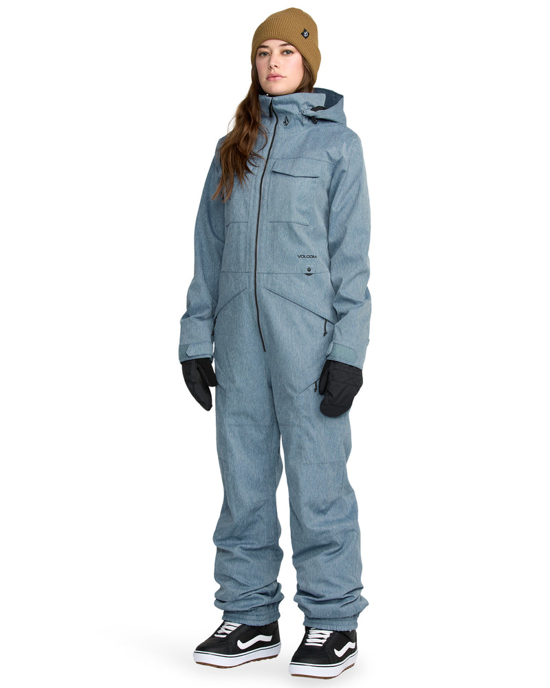Load image into Gallery viewer, Volcom Women&#39;s Shiloh Snow Suit Denim H0652604-DEN
