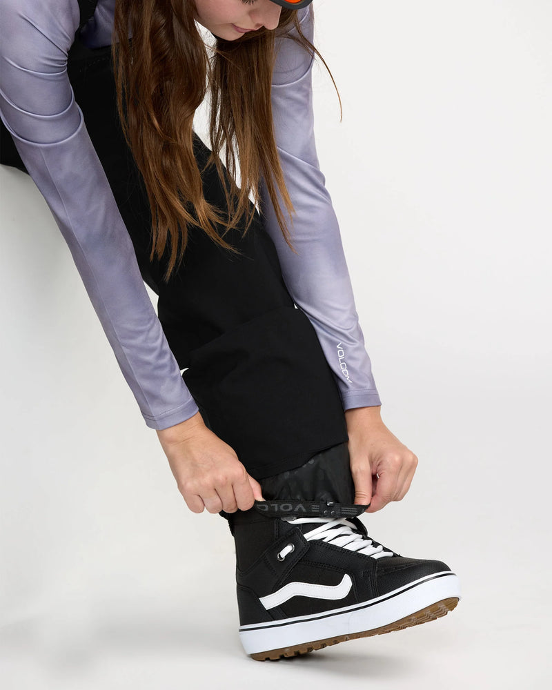 Load image into Gallery viewer, Volcom Women&#39;s Swift Bib Overall Snow Pants Black H1352606-BLK
