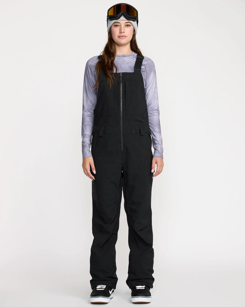 Load image into Gallery viewer, Volcom Women&#39;s Swift Bib Overall Snow Pants Black H1352606-BLK
