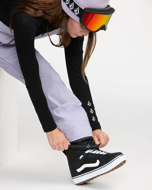 Volcom Women's Swift Bib Overall Snow Pants Lavender Aura H1352606-LVA