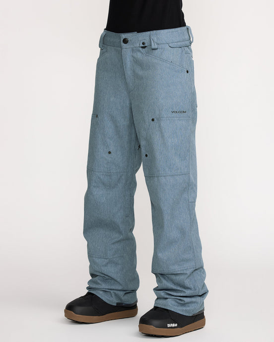 Volcom Women's Pollock Snow Pants Denim H1352608-DEN