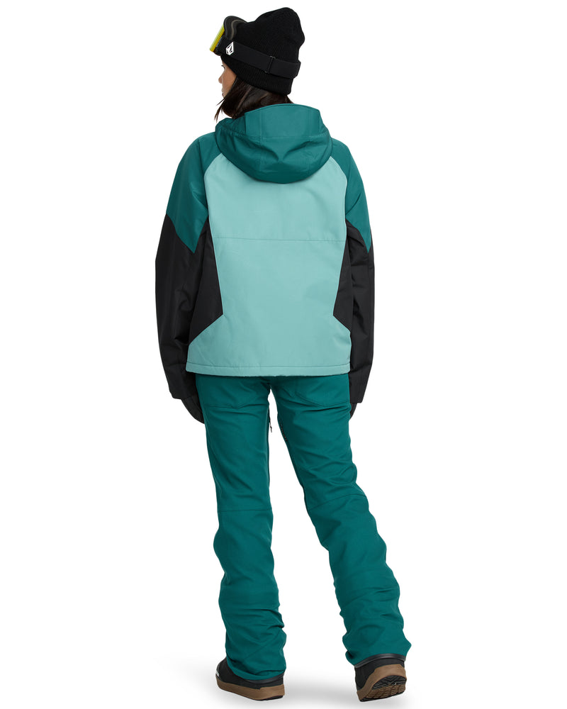 Load image into Gallery viewer, Volcom Women&#39;s Genus Stretch Snow Pants Atlantic Deep H1352609-ATD
