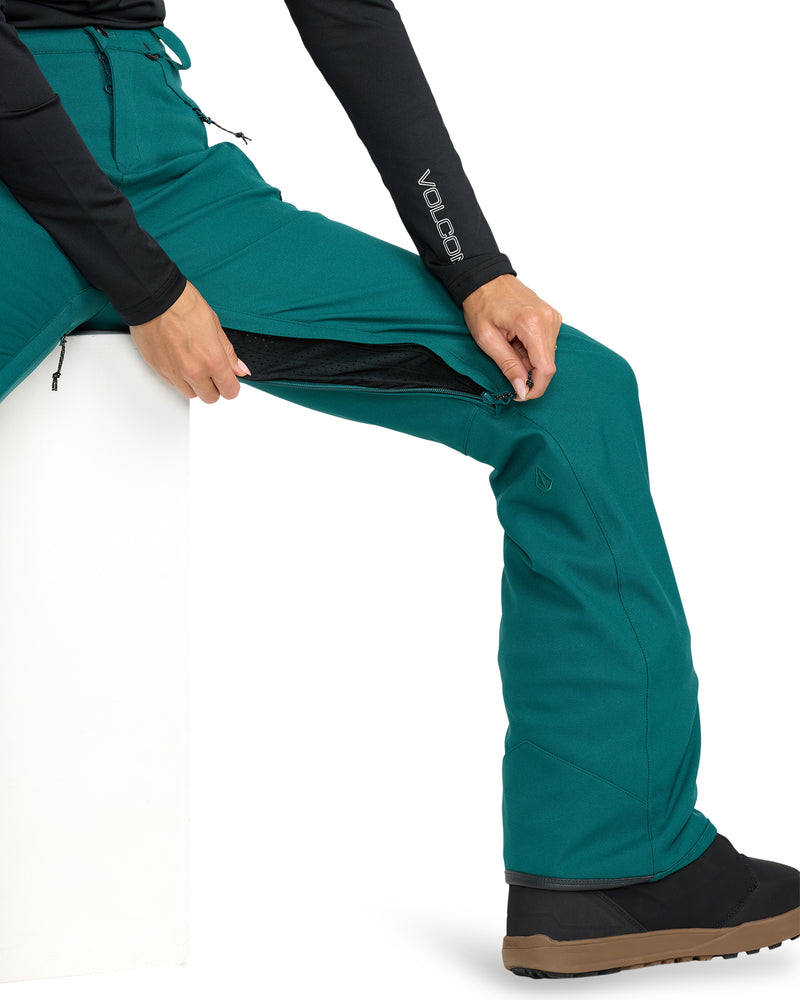 Load image into Gallery viewer, Volcom Women&#39;s Genus Stretch Snow Pants Atlantic Deep H1352609-ATD
