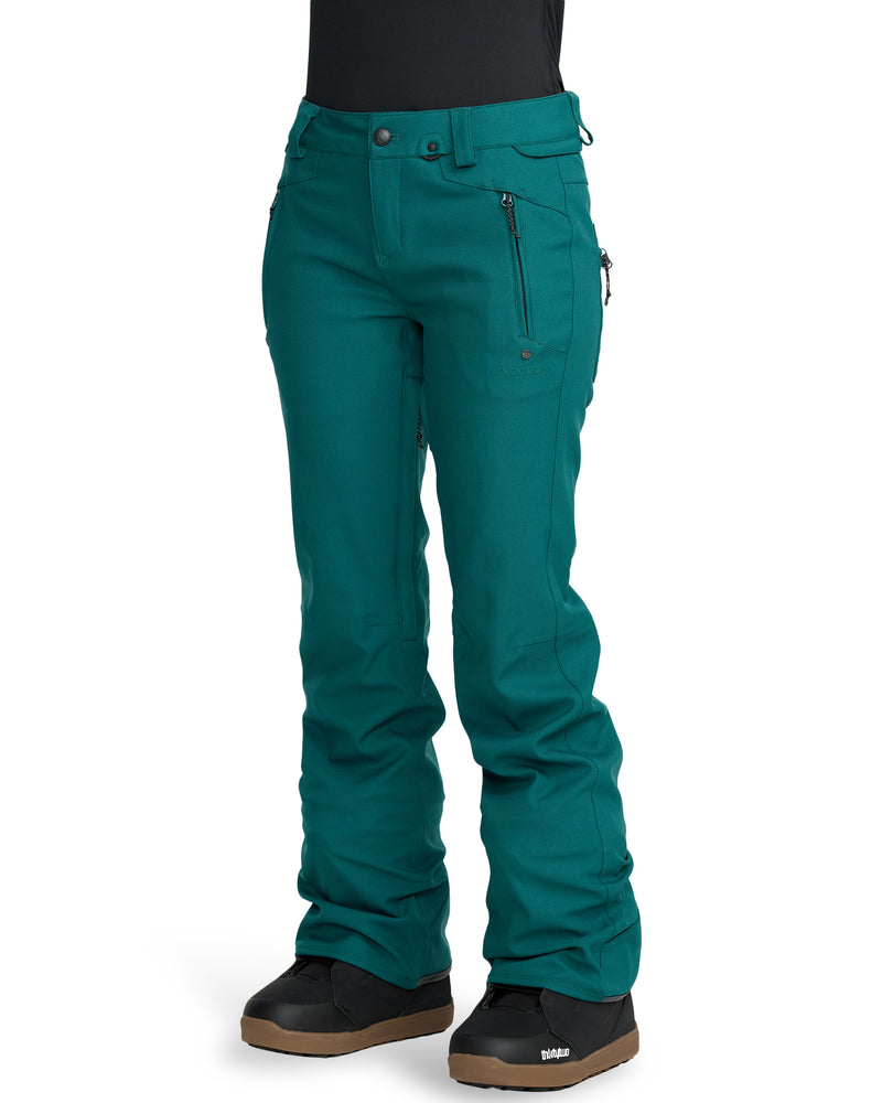 Load image into Gallery viewer, Volcom Women&#39;s Genus Stretch Snow Pants Atlantic Deep H1352609-ATD
