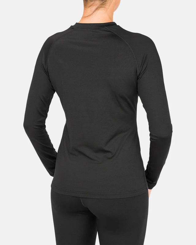 Load image into Gallery viewer, Volcom Women&#39;s V-Science Base Layer Top Black H2152502-BLK
