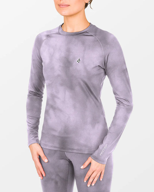 Volcom Women's V-Science Base Layer Top Lavender Aura H2152502-LVA