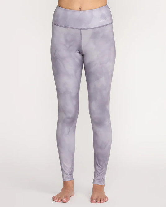 Volcom Women's V-Science Base Layer Pants Lavender Aura H2252502-LVA