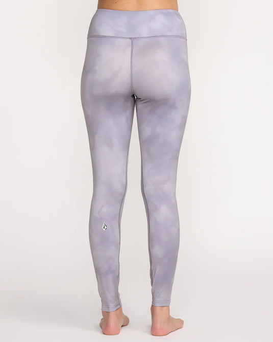 Volcom Women's V-Science Base Layer Pants Lavender Aura H2252502-LVA