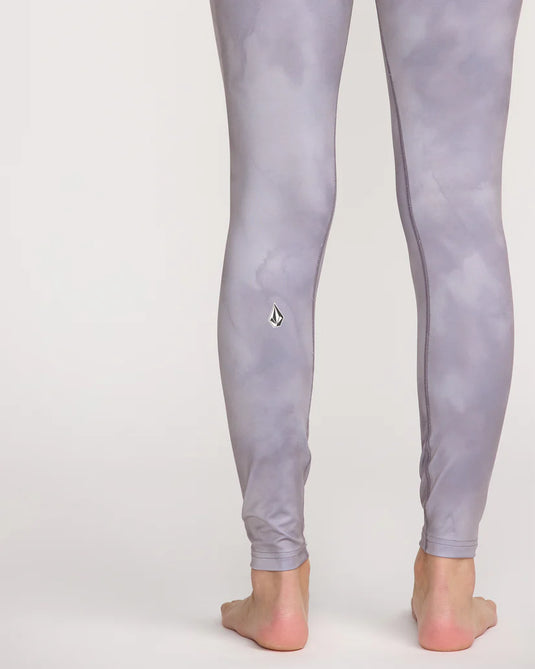 Volcom Women's V-Science Base Layer Pants Lavender Aura H2252502-LVA