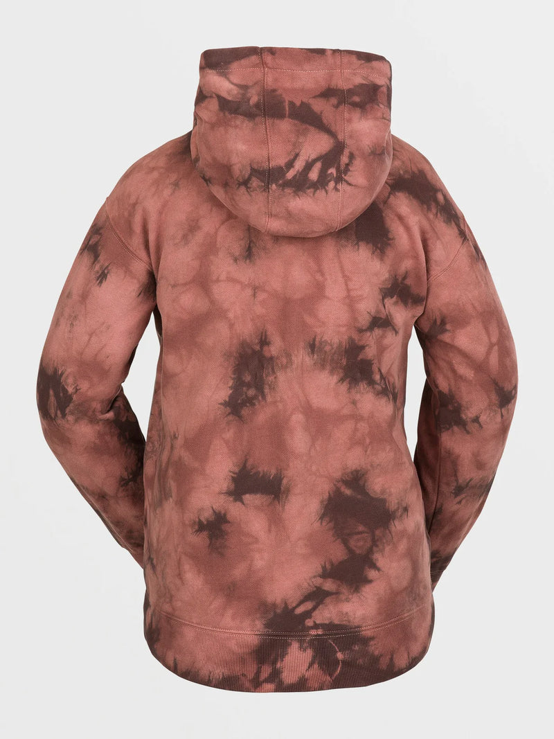 Load image into Gallery viewer, Volcom Costus Pullover Fleece Hoodie Pink Salt Wash H4152402-PSW
