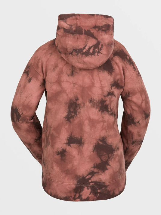 Volcom Costus Pullover Fleece Hoodie Pink Salt Wash H4152402-PSW