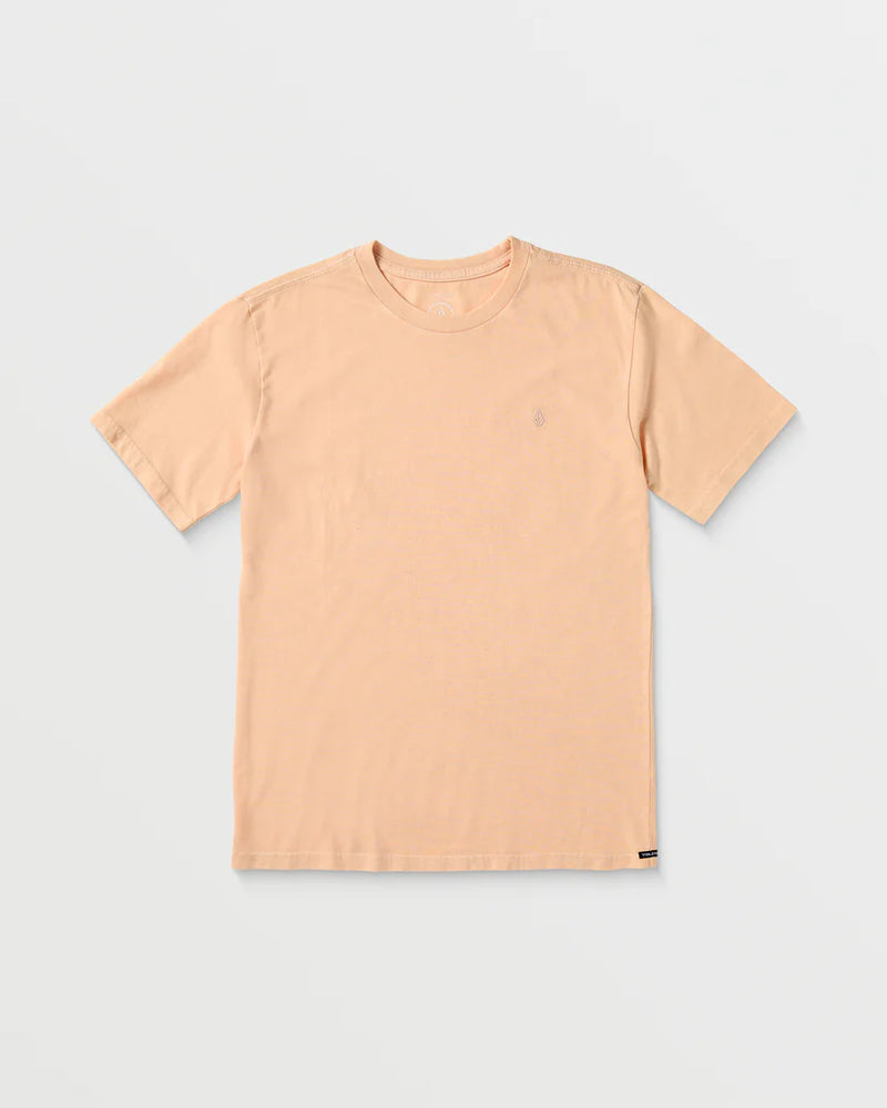 Load image into Gallery viewer, Volcom Kid&#39;s Solid Stone Emb T-Shirt Peach HA456VB8_PCH
