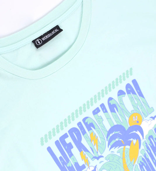 We Ride Local Women's Happy Hour T-shirt Coral Mint FTHHCM_SS26