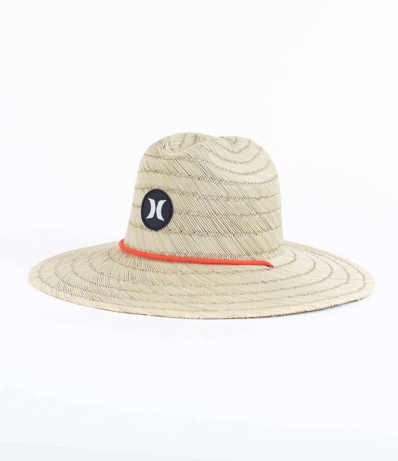 Load image into Gallery viewer, Hurley Men&#39;s Weekender Lifeguard Straw Hat Red HIHM0018-601
