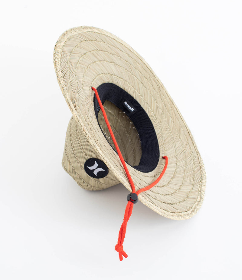 Load image into Gallery viewer, Hurley Men&#39;s Weekender Lifeguard Straw Hat Red HIHM0018-601
