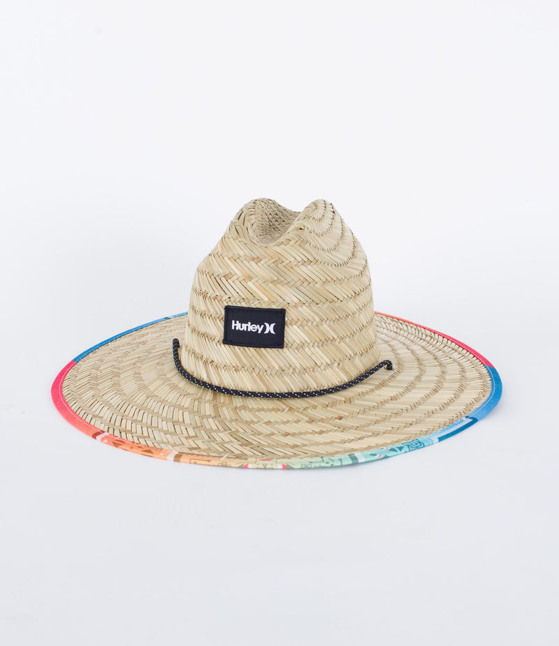 Load image into Gallery viewer, Hurley Men&#39;s Java Straw Lifeguard Hat Multicolor HIHM0227-492
