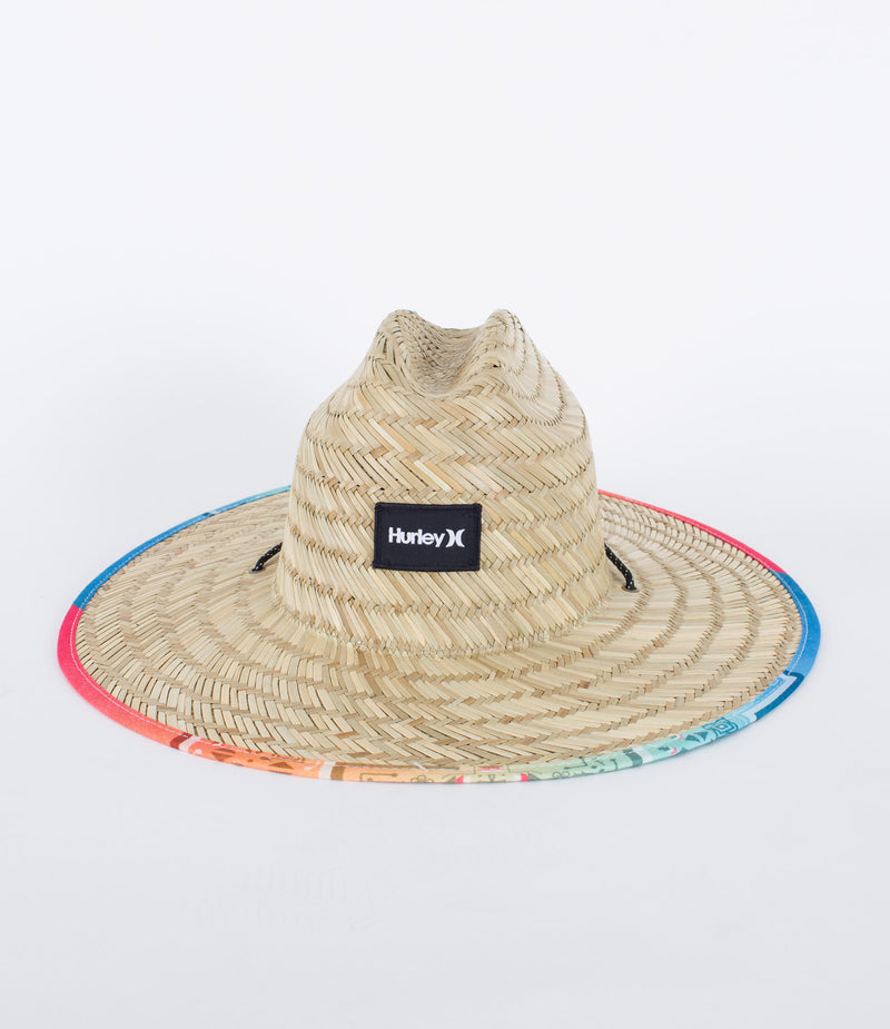 Load image into Gallery viewer, Hurley Men&#39;s Java Straw Lifeguard Hat Multicolor HIHM0227-492
