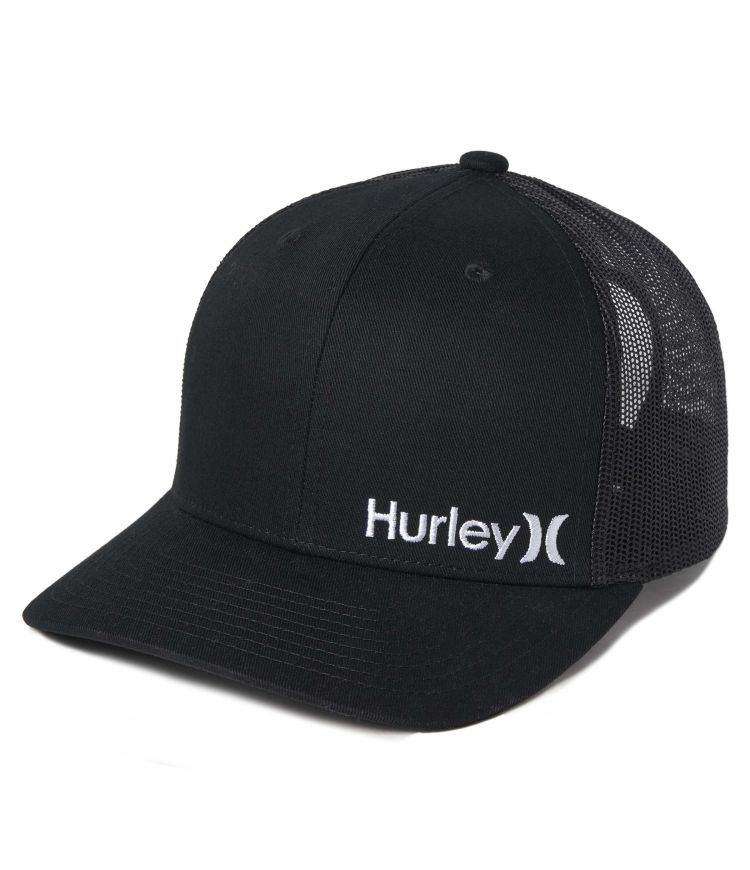 Load image into Gallery viewer, Hurley Corp Staple Trucker Hat Black HNHM0006-010
