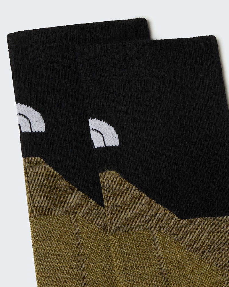 Load image into Gallery viewer, The North Face Unisex Hiking Crew Socks Cedar-TNF Black NF0A882KKAL
