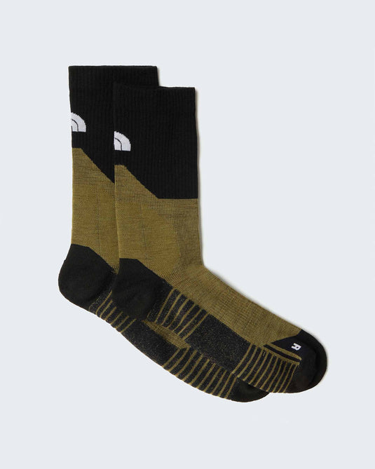 The North Face Unisex Hiking Crew Socks Cedar-TNF Black NF0A882KKAL