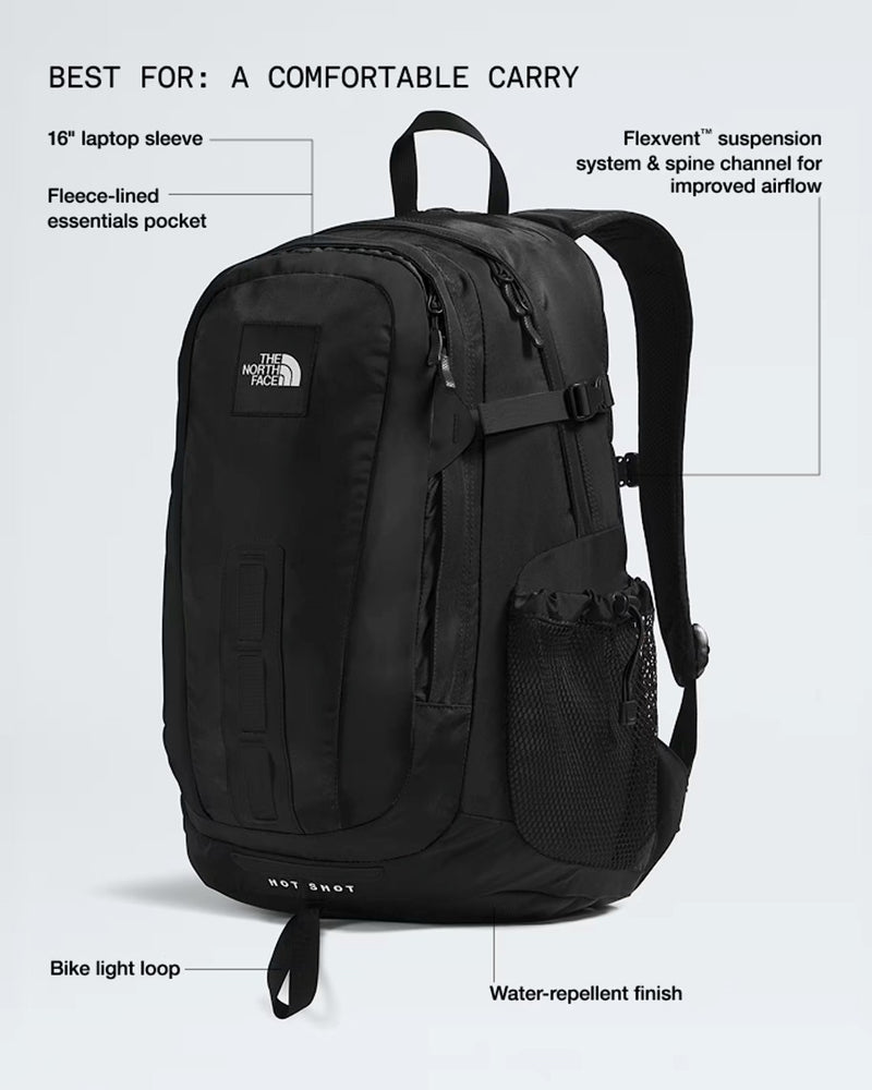 Load image into Gallery viewer, The North Face Unisex Hot Shot SE 30L Backpack TNF Black/TNF White NF0A3KYJ53R
