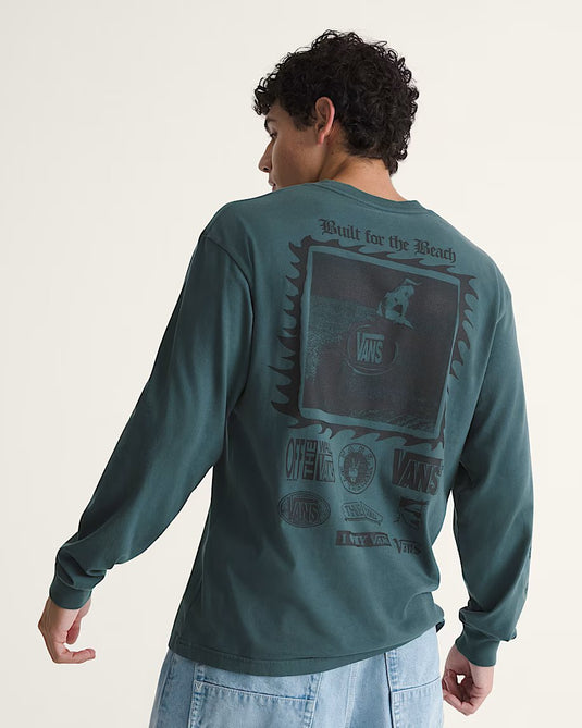 Vans Men's I Need My Long Sleeve T-Shirt Mossy Olive Green VN000SRDFRJ