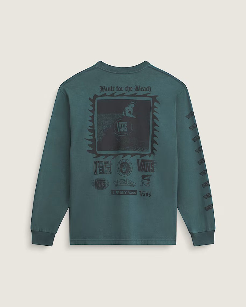 Load image into Gallery viewer, Vans Men's I Need My Long Sleeve T-Shirt Mossy Olive Green VN000SRDFRJ
