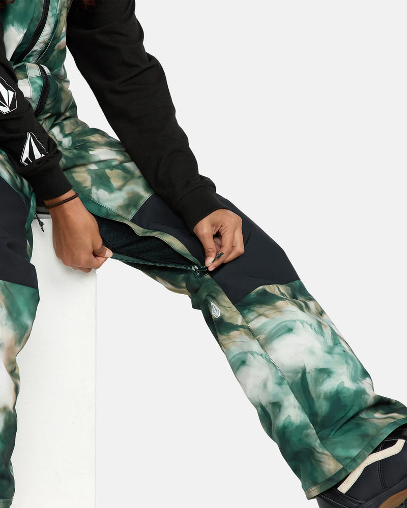 Load image into Gallery viewer, Volcom Kids' Barkley Insulated Bib Overall Shamrock Heather I1252600-GRN
