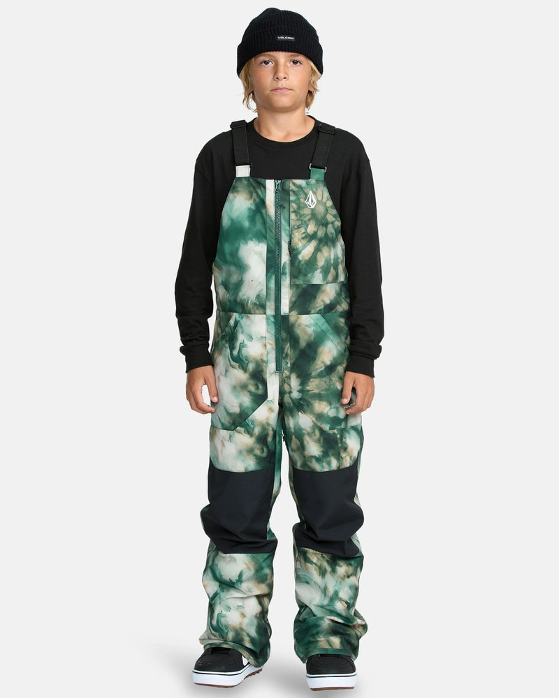 Load image into Gallery viewer, Volcom Kids' Barkley Insulated Bib Overall Shamrock Heather I1252600-GRN
