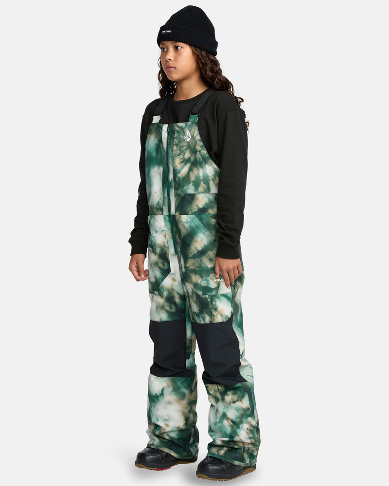 Load image into Gallery viewer, Volcom Kids' Barkley Insulated Bib Overall Shamrock Heather I1252600-GRN
