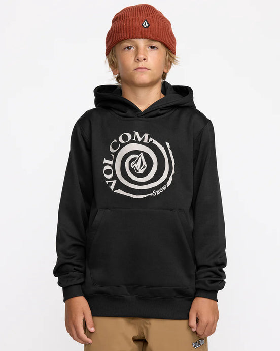 Volcom Kids' Hydro Fleece Hoodie Black I4152600-BLK