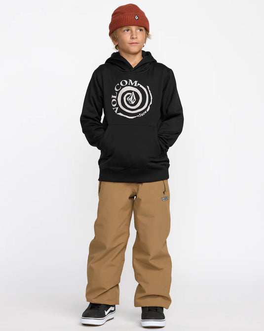 Volcom Kids' Hydro Fleece Hoodie Black I4152600-BLK