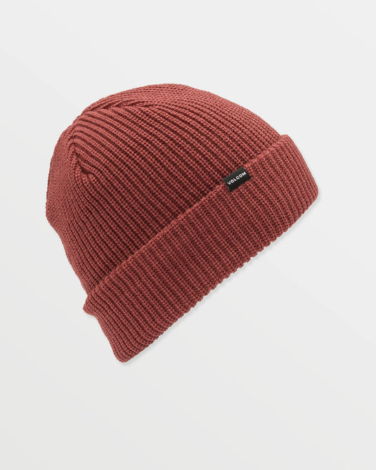Volcom Unisex Sweep Beanie Burnt Red J5852608-BTR