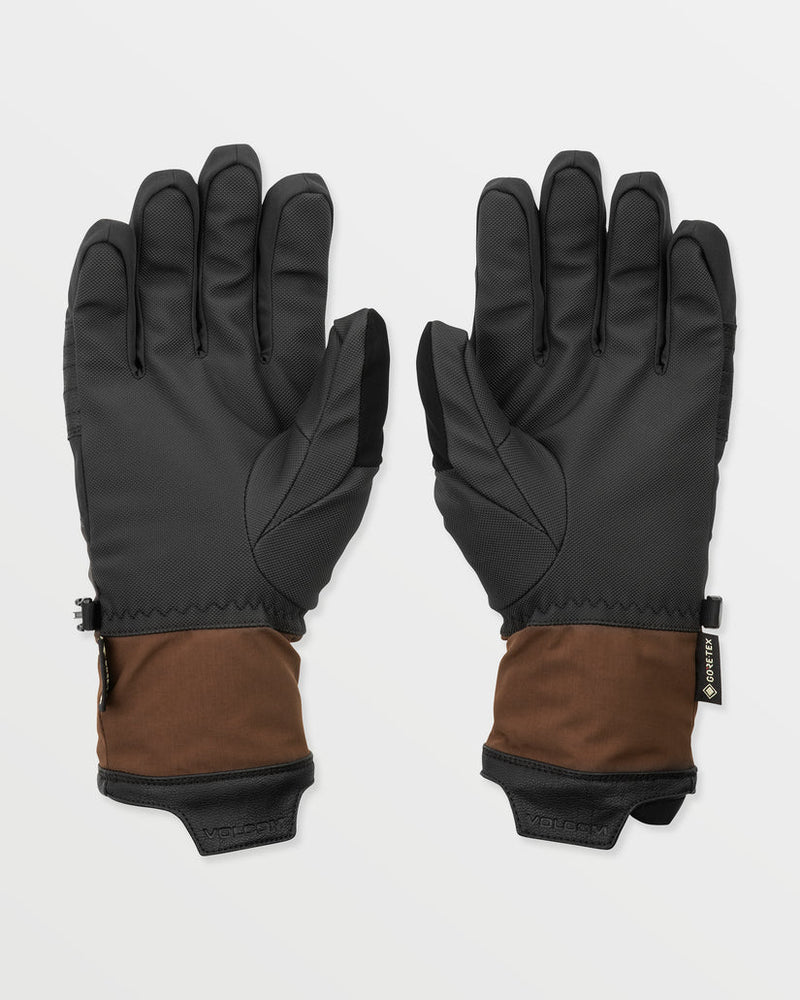 Load image into Gallery viewer, Volcom Men&#39;s Cp2 Gore-Tex Snow Gloves Brown J6852604-BRN
