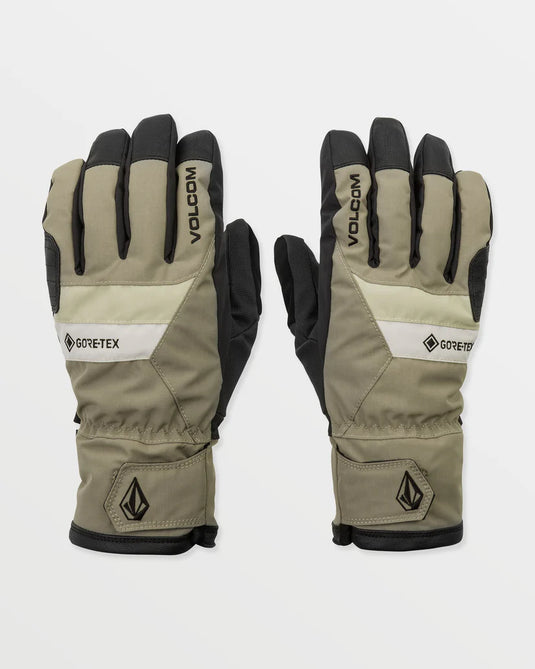 Volcom Men's Cp2 Gore-Tex Snow Gloves Military J6852604-MIL