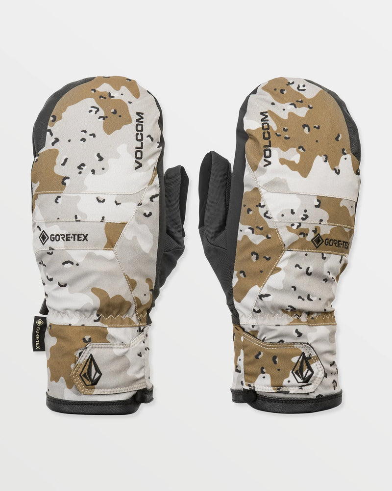 Load image into Gallery viewer, Volcom Men&#39;s Stay Dry Gore-Tex Snow Mittens Camouflage J6852605-CAM
