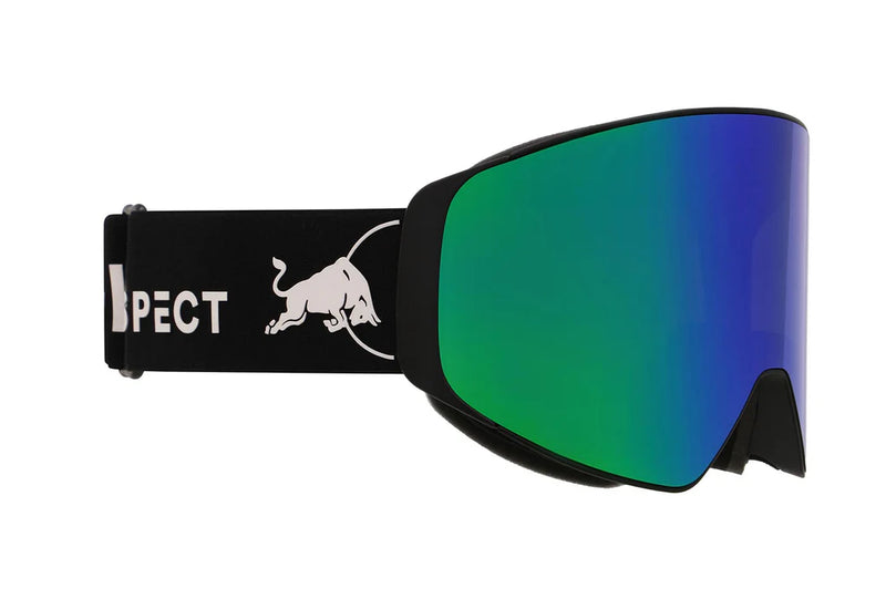 Load image into Gallery viewer, Red Bull Unisex Spect Jamm Black Snow Goggles Brown/Green Mirror JAMM-09GR3

