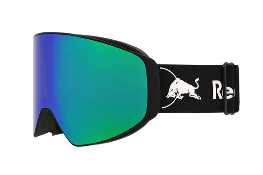 Red Bull Unisex Spect Jamm Black Snow Goggles Brown/Green Mirror JAMM-09GR3