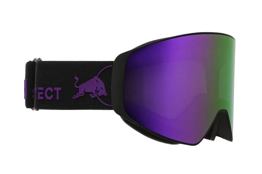 Red Bull Unisex Spect Jamm Black Snow Goggles Green/Purple Mirror JAMM-13PU2