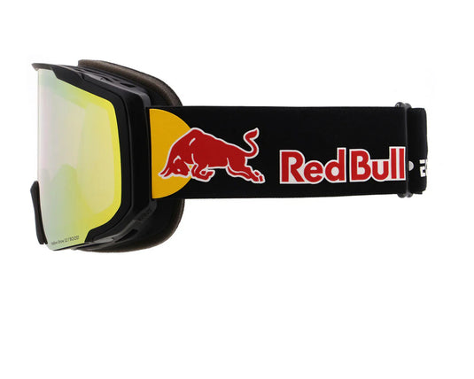 Red Bull Unisex Spect Jibb Black Snow Goggles Smoke/Yellow Mirror JIBB-02YE2