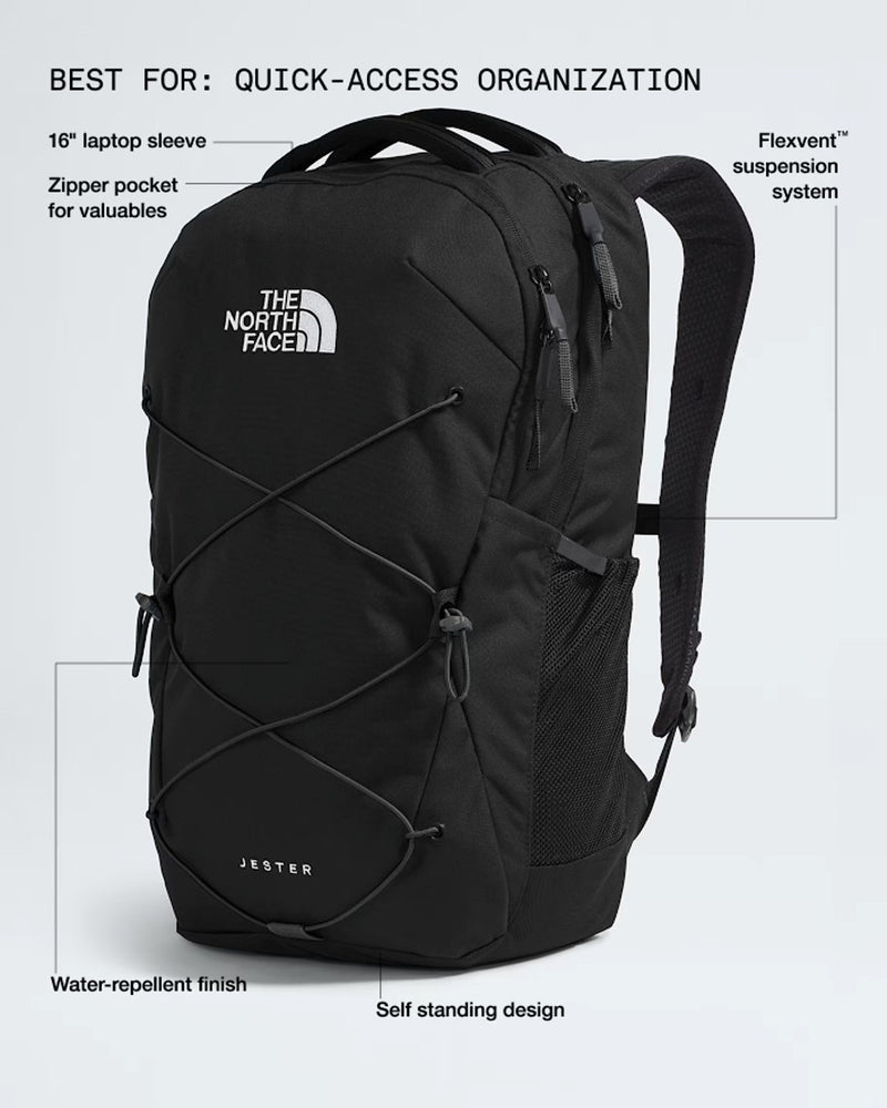 Load image into Gallery viewer, The North Face Unisex Jester 28L Backpack TNF Black NF0A3VXF4H0
