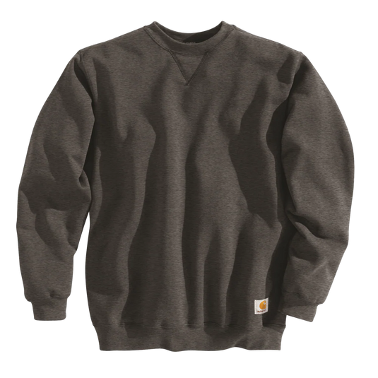 Carhartt Mens' Loose Fit Midweight Crewneck Sweatshirt Carbon Heather K124-026