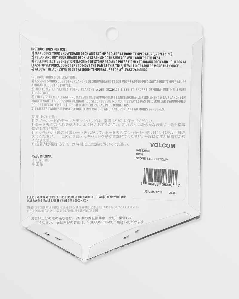 Load image into Gallery viewer, Volcom Stone Studs Stomp Pad Black White K6752600-BWH
