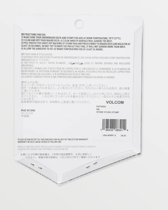 Volcom Stone Studs Stomp Pad Military K6752600_MIL