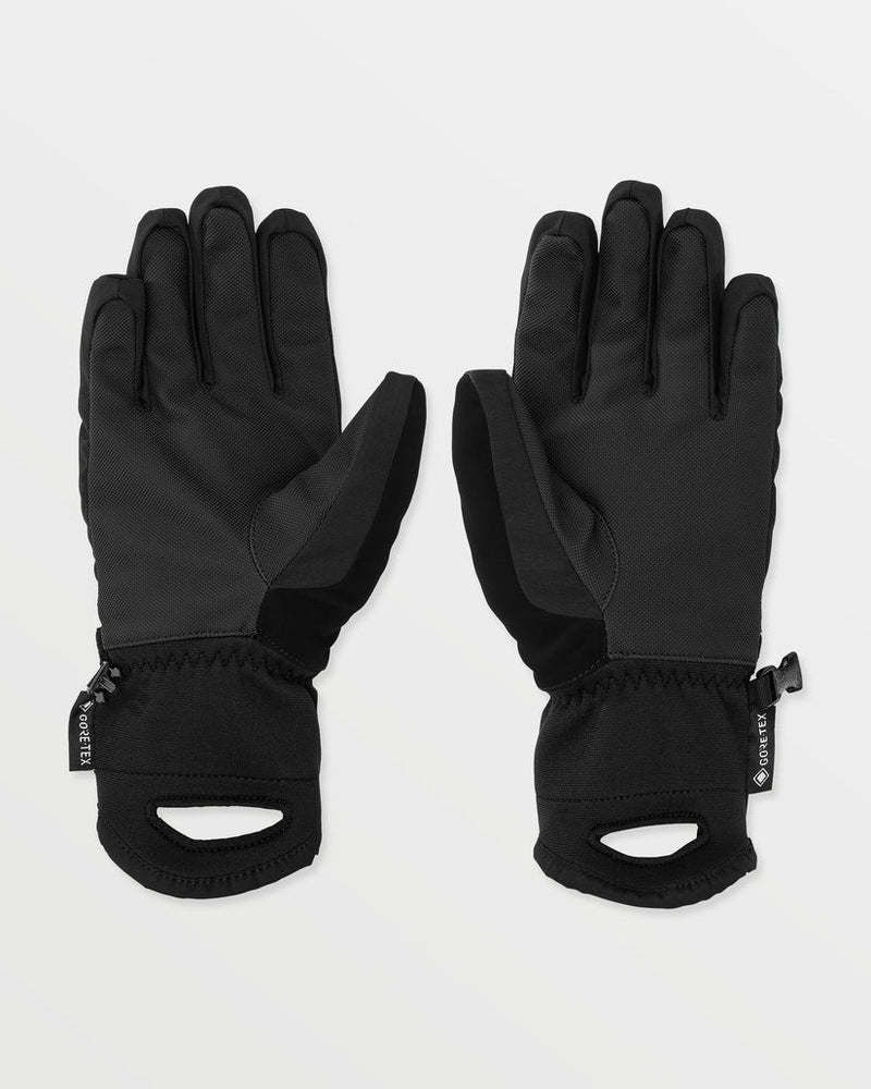 Load image into Gallery viewer, Volcom Women&#39;s Peep Gore-Tex Snow Gloves Black K6852504-BLK
